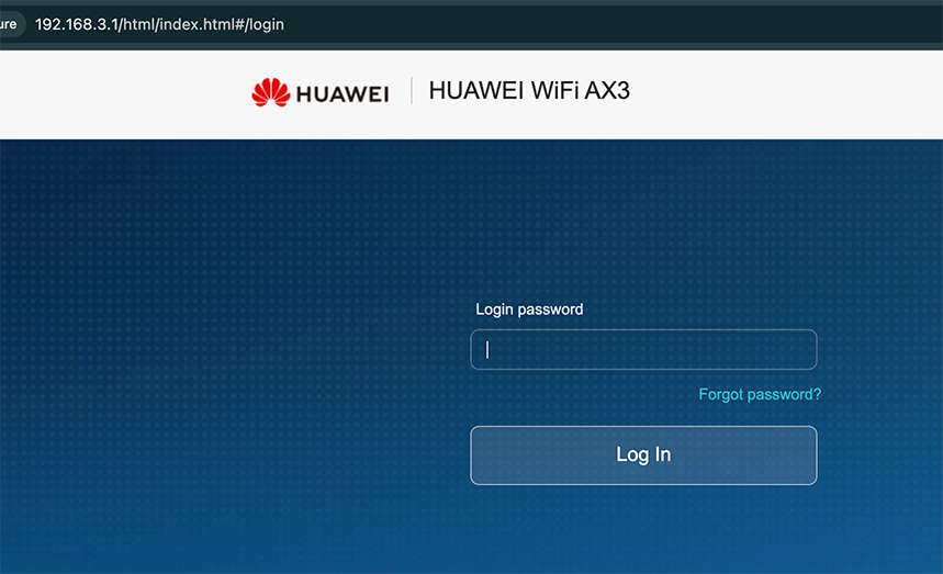 wifi router login